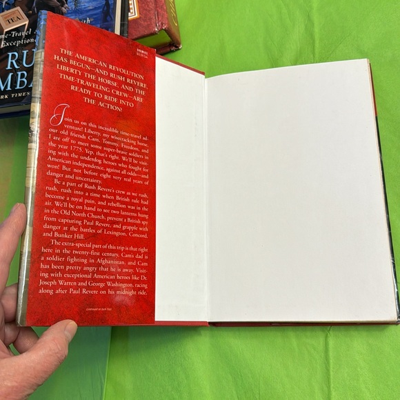 ๐2/10.00, Rush Revere and the American Revolution Hardcover,excellent condition - Picture 3 of 9